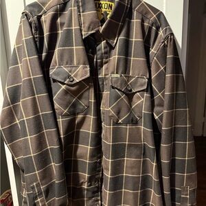 DIXXON Black and Tan Plaid Button Down The Drifter Shirt